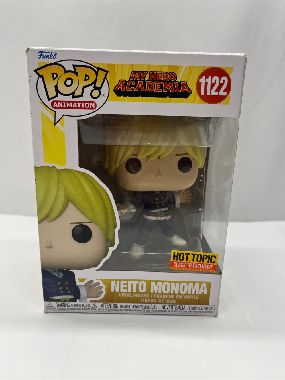 Funko Pop! Neito Monoma - Yellow Hair, Navy Outfit